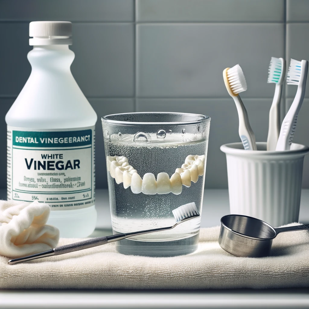 how to clean retainers with vinegar